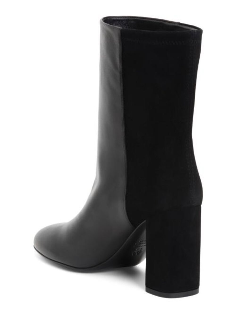 STUART WEITZMAN Made In Spain Leather Strut Block Booties - Picture 2 of 4